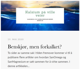 Benskjør, men forkalket