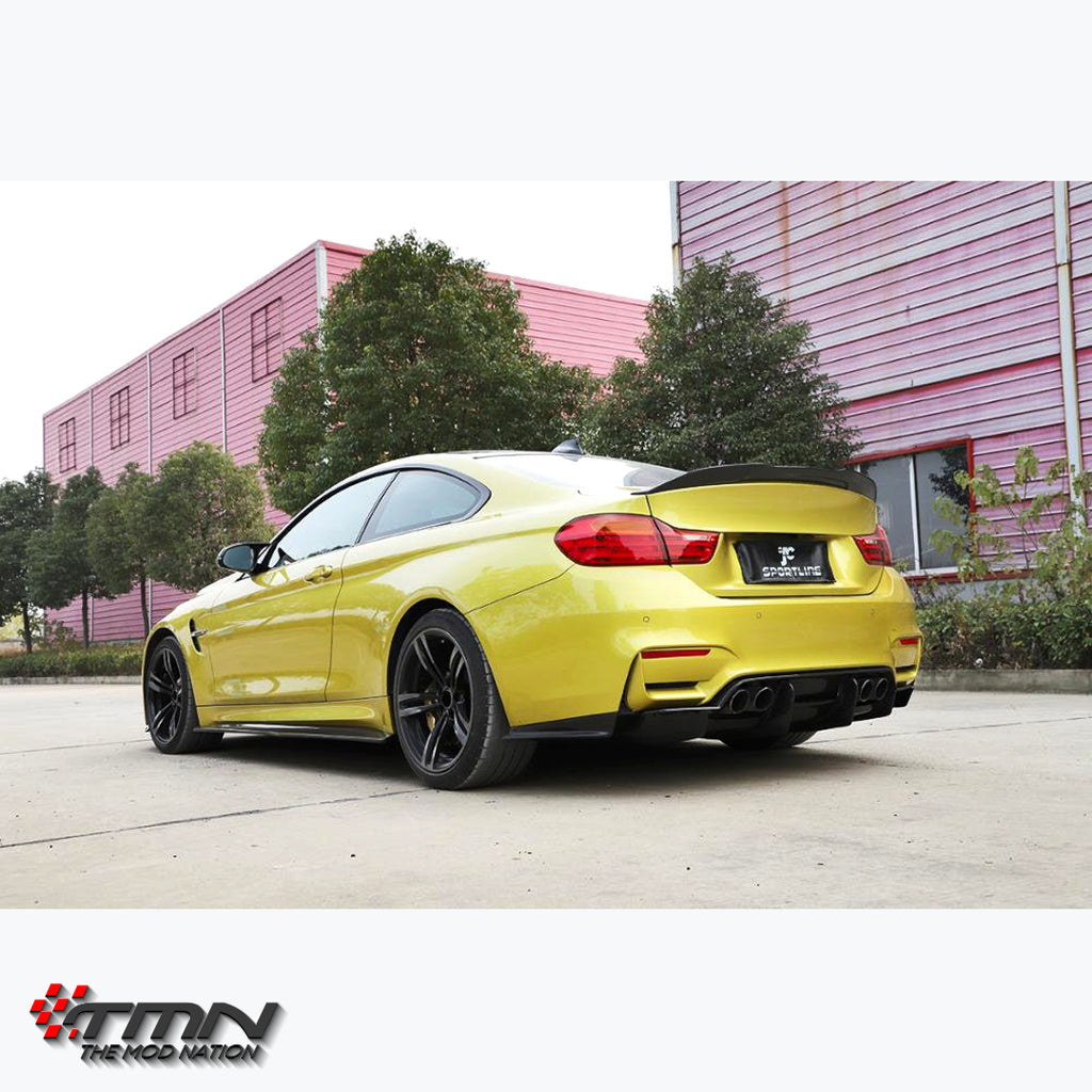 BMW M4 F82 PSMスタイル フロントリップディフューザーセット 2pcs