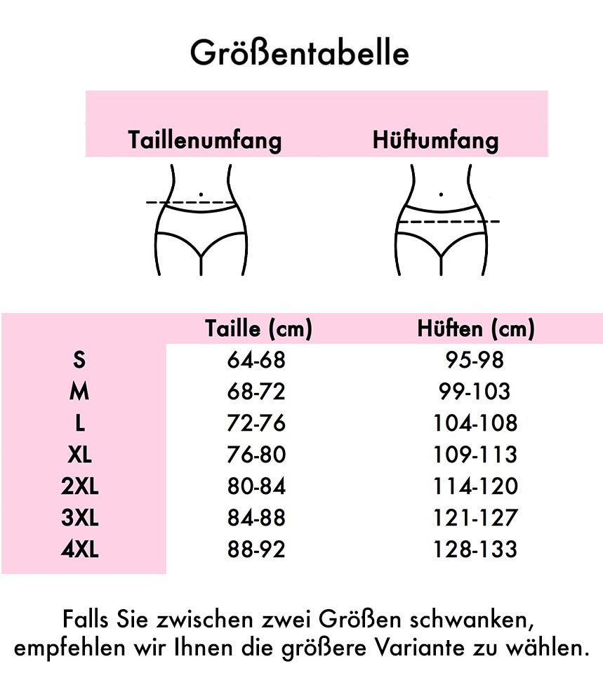 Größentabelle