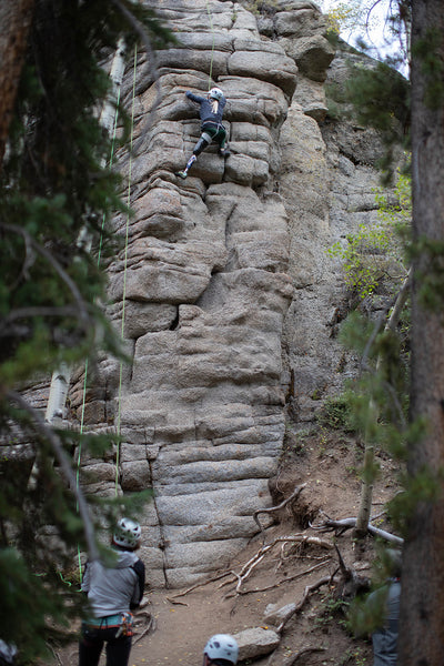 Adaptive Athlete Rock Climbing