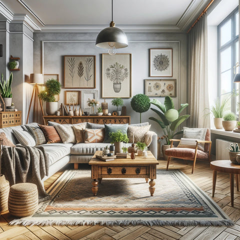 A cozy, well-furnished living room