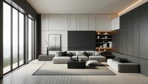 A minimalist living room