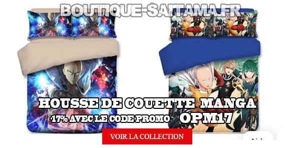 housse de couette one punch man