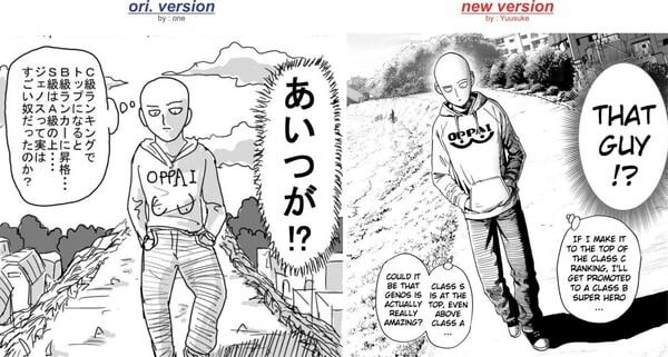 one punch man webcomic