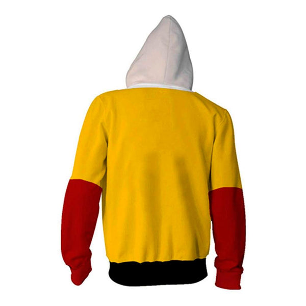 Veste One Punch Man Saitama Jaune And Rouge Boutique Saitama