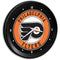 Philadelphia Flyers: Ribbed Frame Wall Clock - Fan-Brand