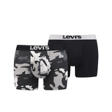 Levi's camo boxer brief 2-pack - 995034001-200-black