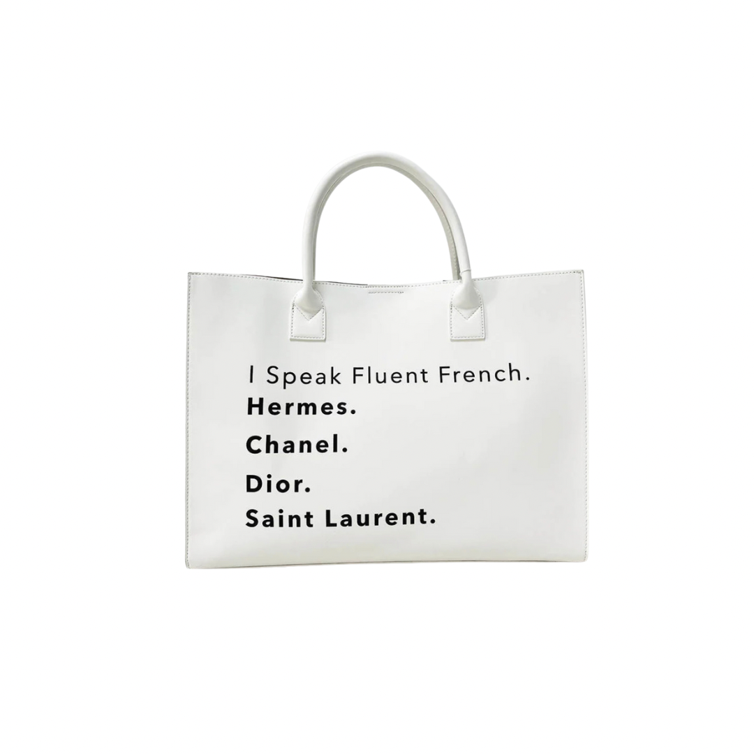 I Speak Fluent French (White) – FASHIONFIT