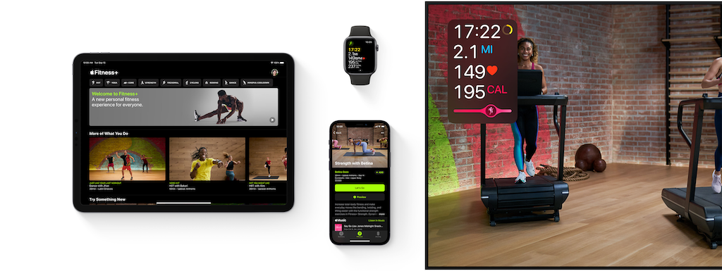 Apple Fitness+ on multiple devices