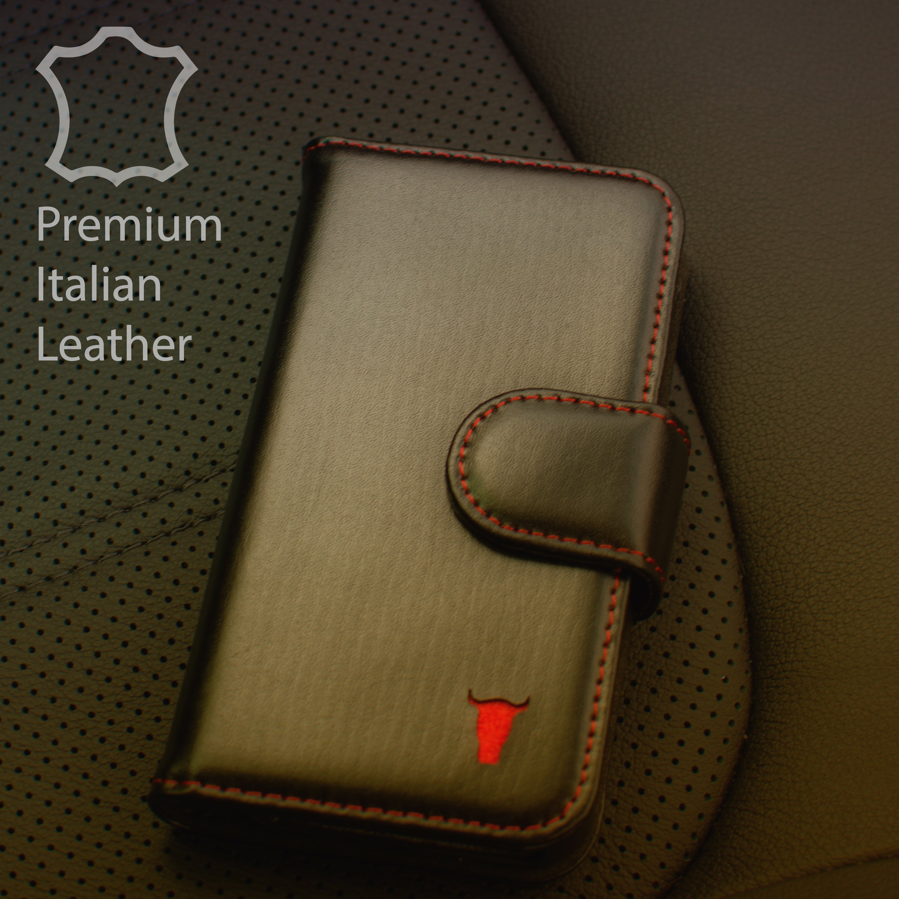 Premium Leather Wallet Case for HTC One M8 by TORRO