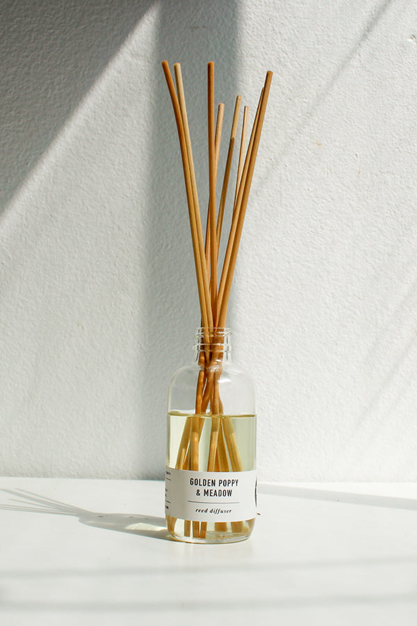 Golden Poppy & Meadow Reed Diffuser for Summer Time.