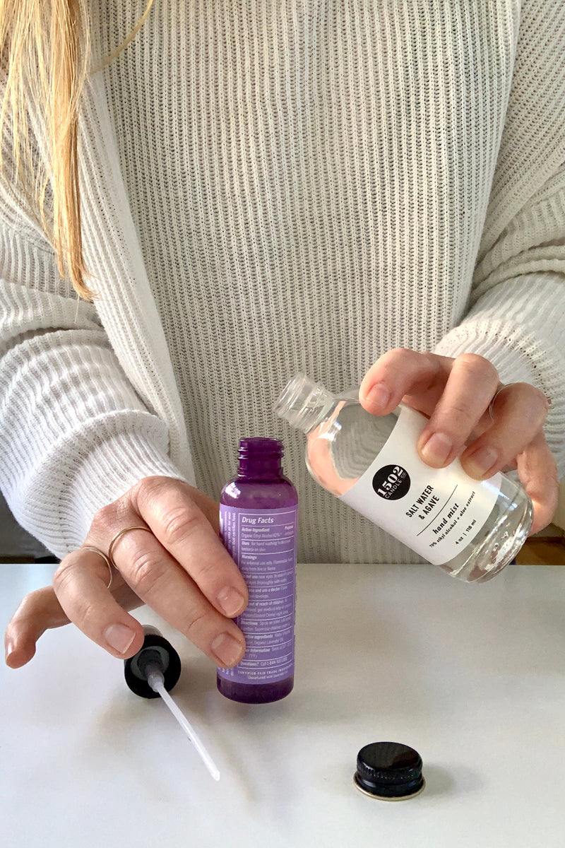 Refill you hand sanitizer with our larger hand mist.