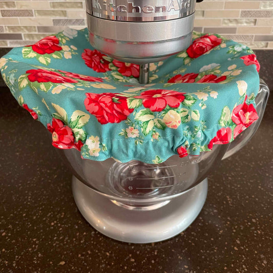 2 Piece Pioneer Woman Fabric Decorative Stand Mixer Mat and 