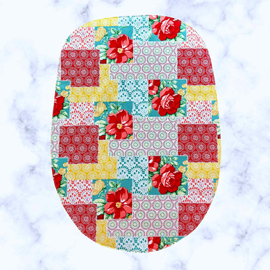 Stand Mixer Slider Mat - Pioneer Woman Mazie Fabric – Dalisay Design Fabrics