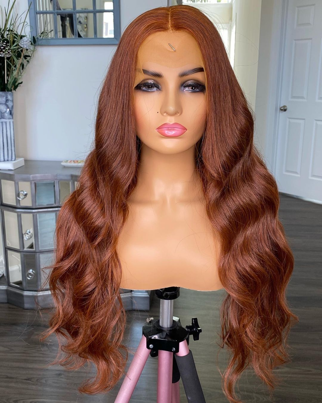 100% Humanhair lace frontal body wave wig custom colored – Ruthi Human