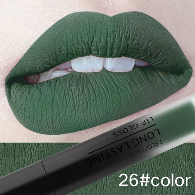 forest green lipstick