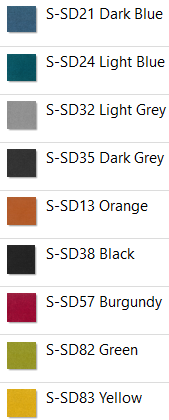 GOP - Colour options for Light range