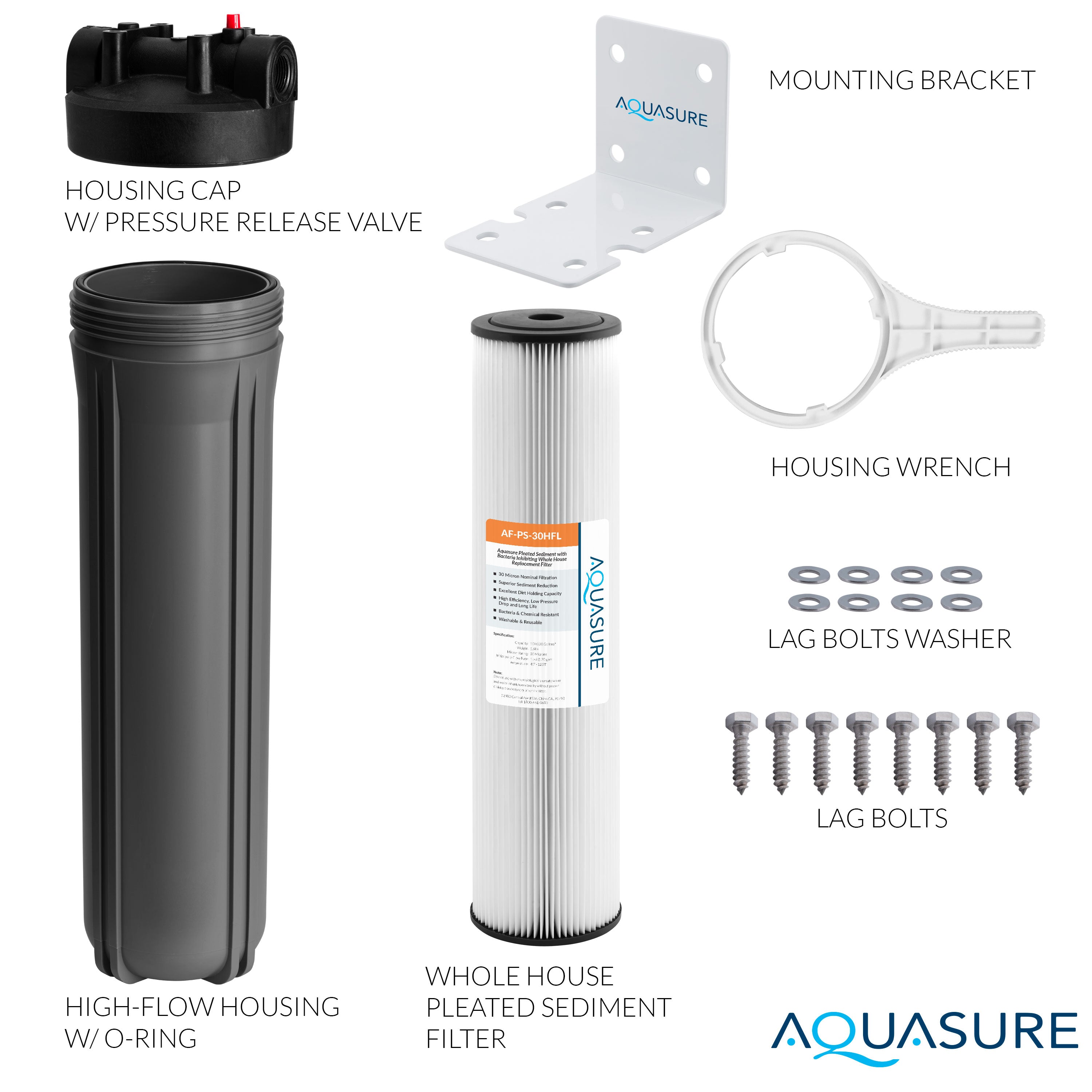 Fortitude V2 Series | Whole House Pleated Sediment Filter - 30 Micron Large Size - Image 4