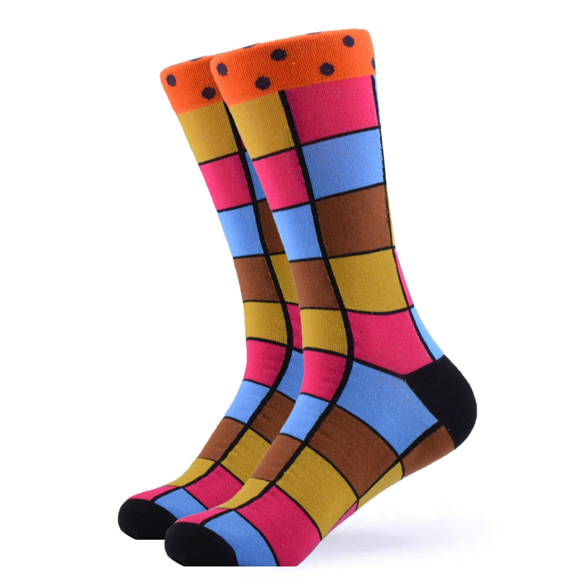 Multi-Colored Checkered Socks – West Socks