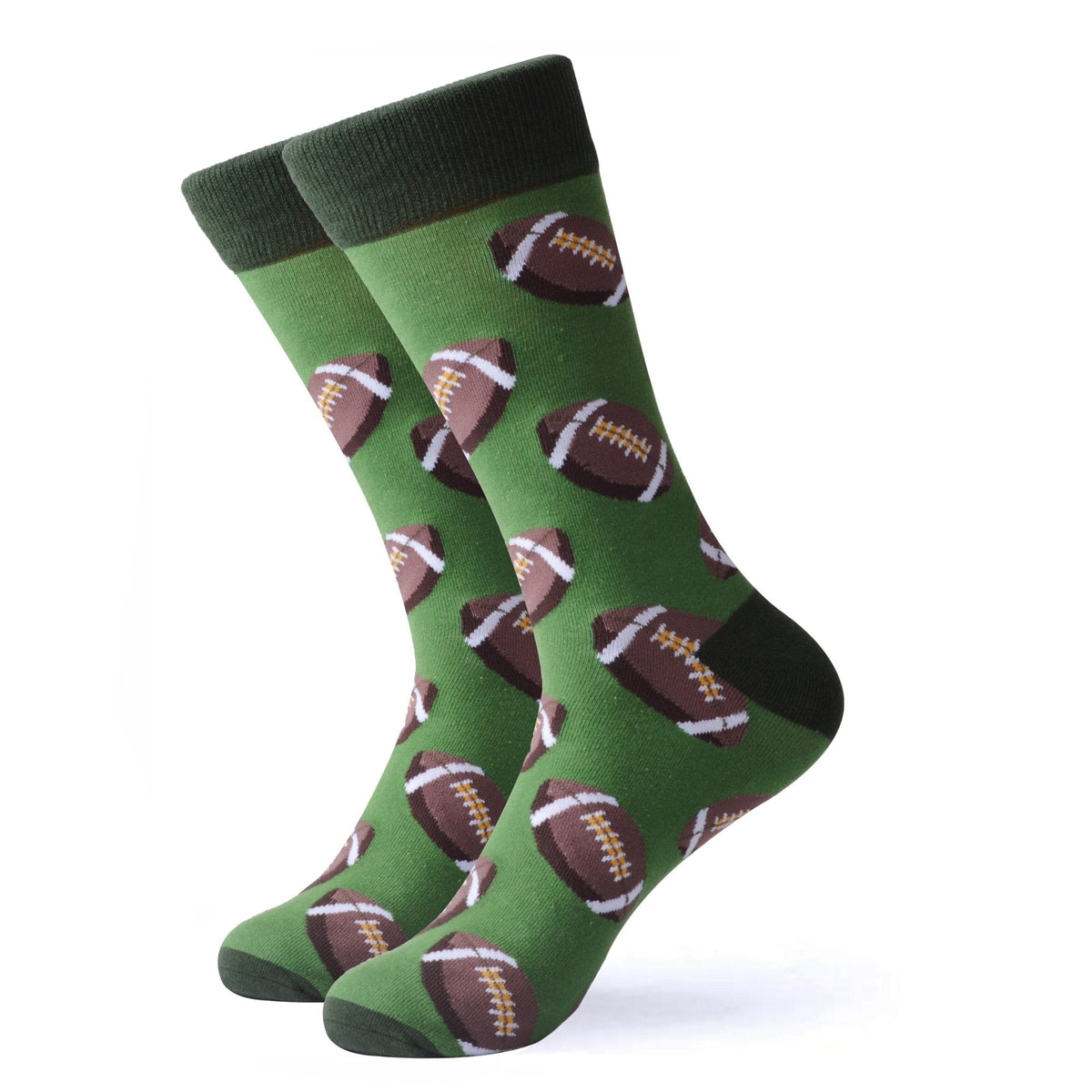 Green American Football Socks – West Socks