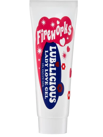 tube of Fireworks female arousal gel by Lubilicious for clitoral stimulation