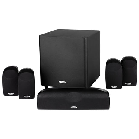  Polk Audio 5.1 Channel Home Theater System with Powered  Subwoofer, Two (2) T15 Bookshelf, One (1) T30 Center Channel, Two (2) T50  Tower Speakers, PSW10 Sub