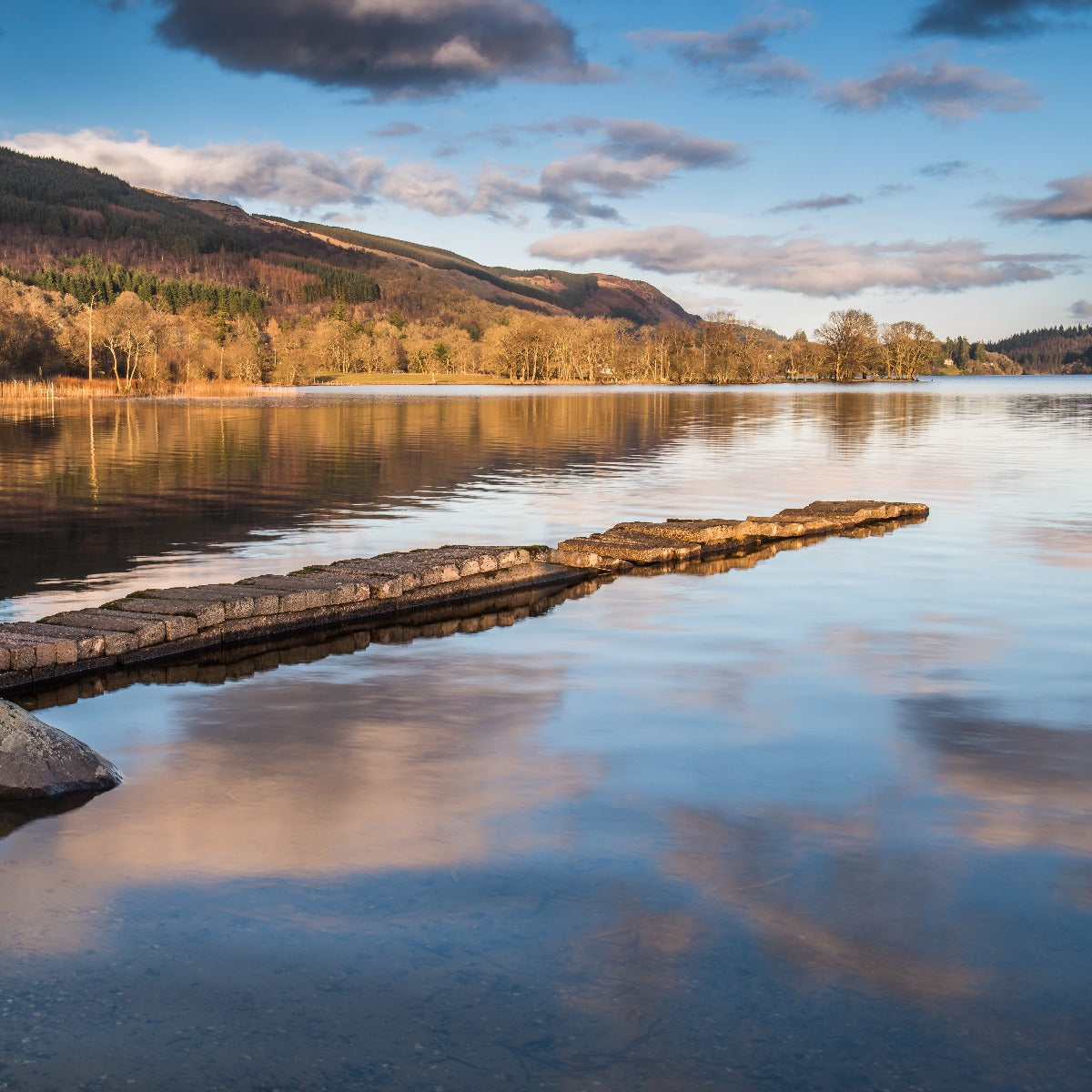 The old jetty at Kinlochard