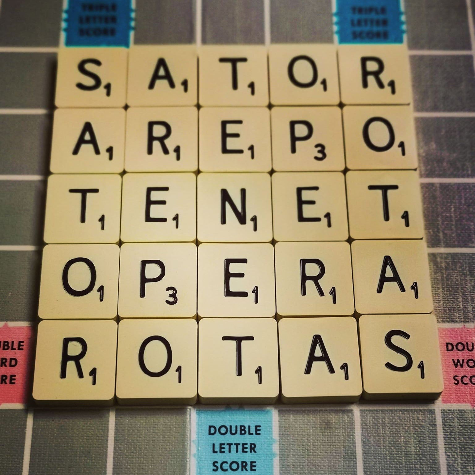 Scrabble Sator Square | A Puzzling Autumn