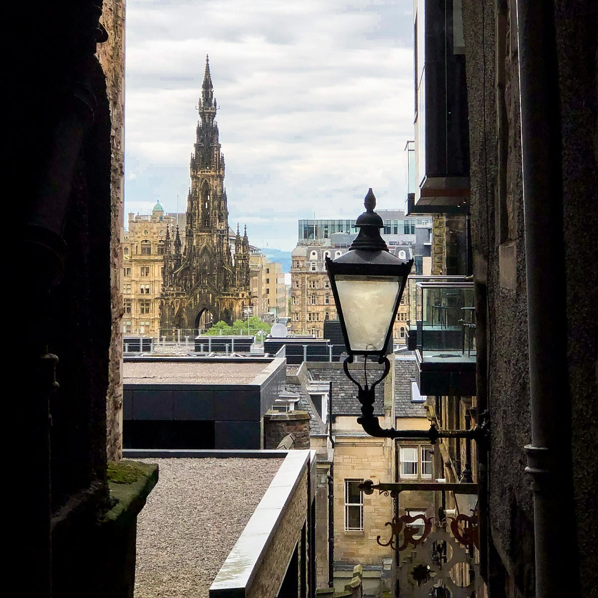 The view from Advocate's Close, Edinburgh