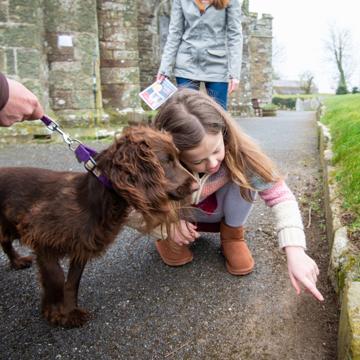 Explorer dog sniffing out those low down clues