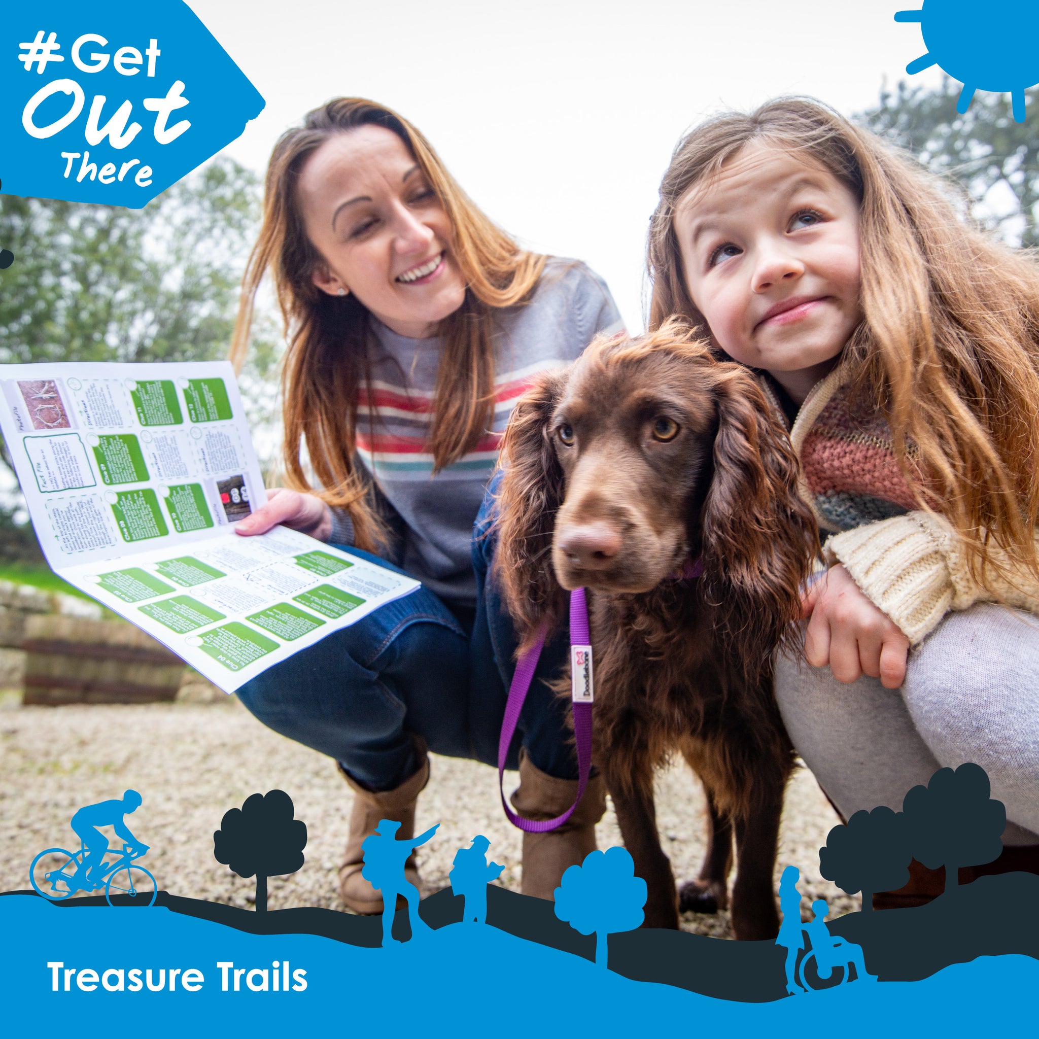 Take your four-legged friend out on a mission with Treasure Trails