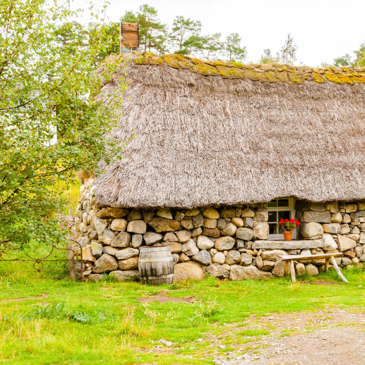 Highland Cottage in the Highland Folk Museum, Newtonmore
