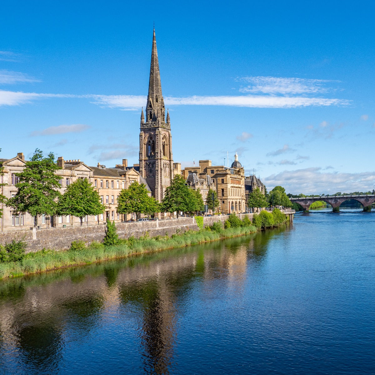 The city of Perth from the water