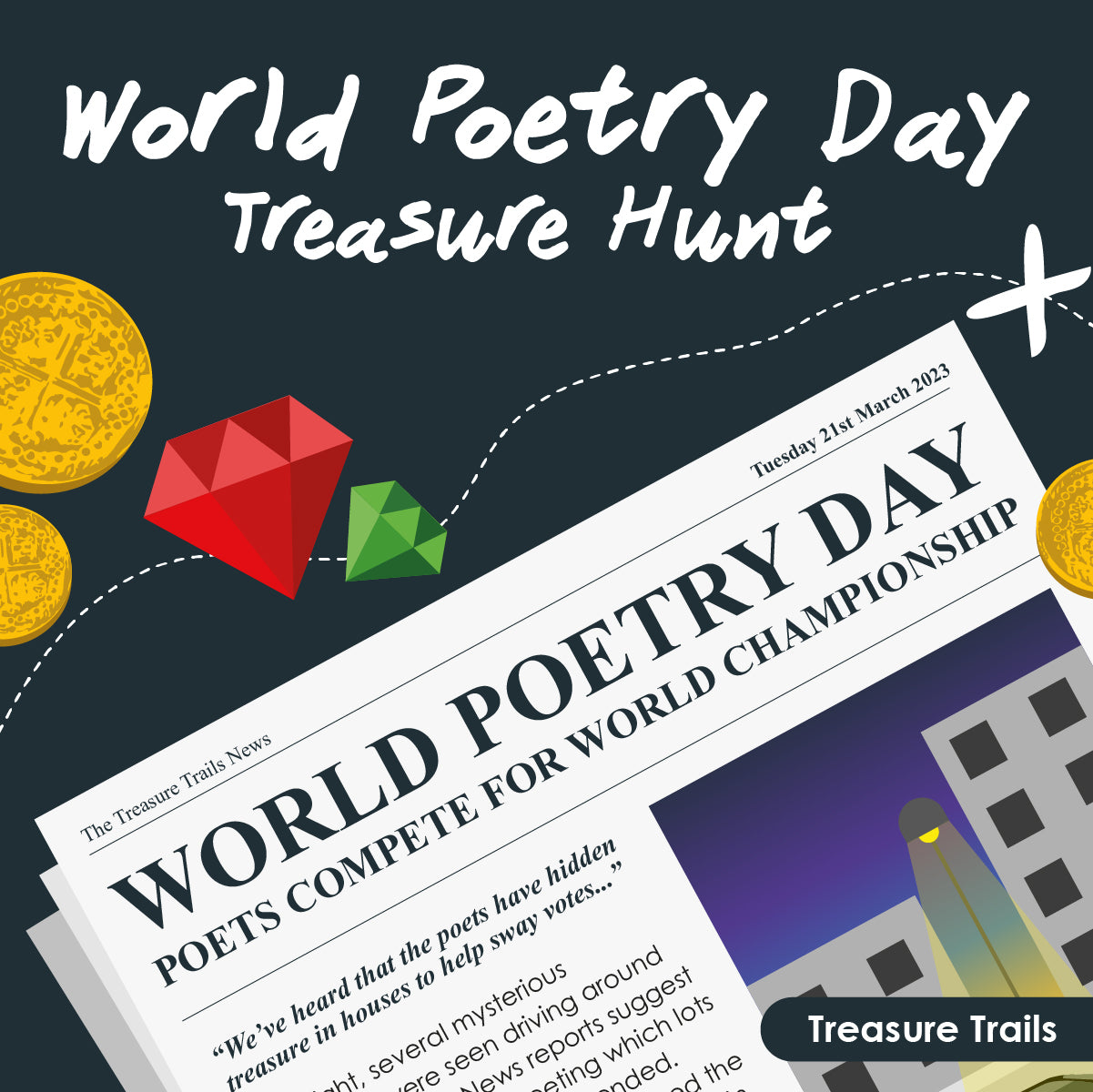 World Poetry Day Treasure Hunt