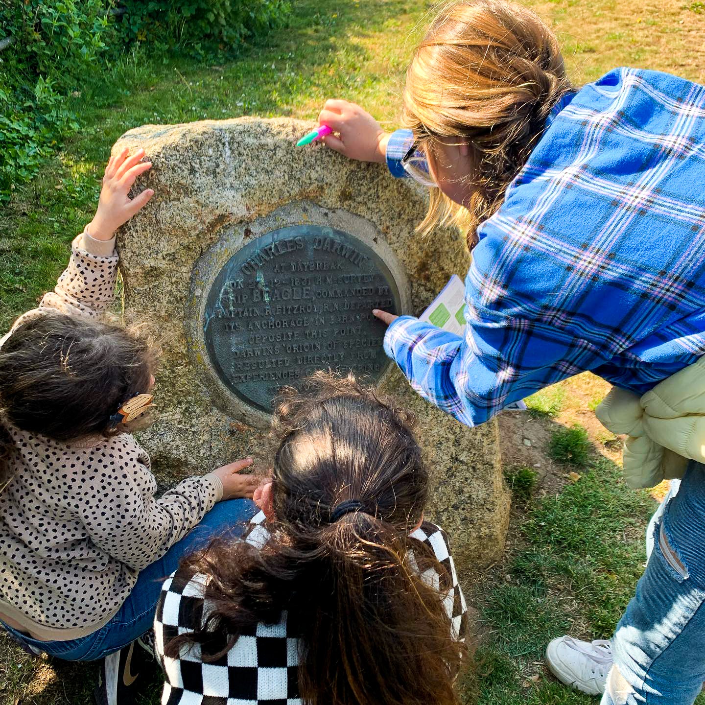 Real-life explorers out on a mission in Plymouth