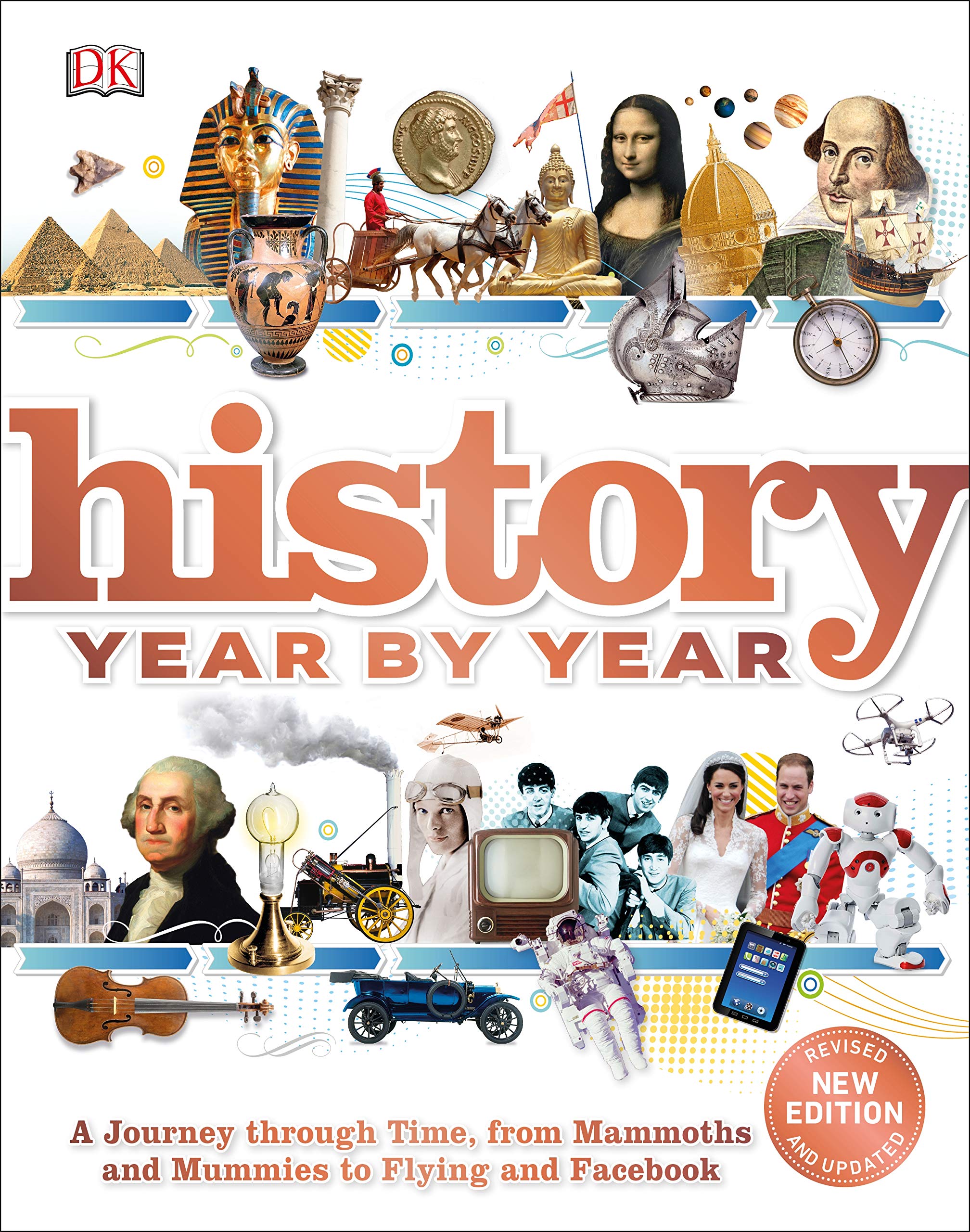 Our TOP Five… History Books (for kids) - History Year by Year: A journey through time, from mammoths and mummies to flying and facebook by DK