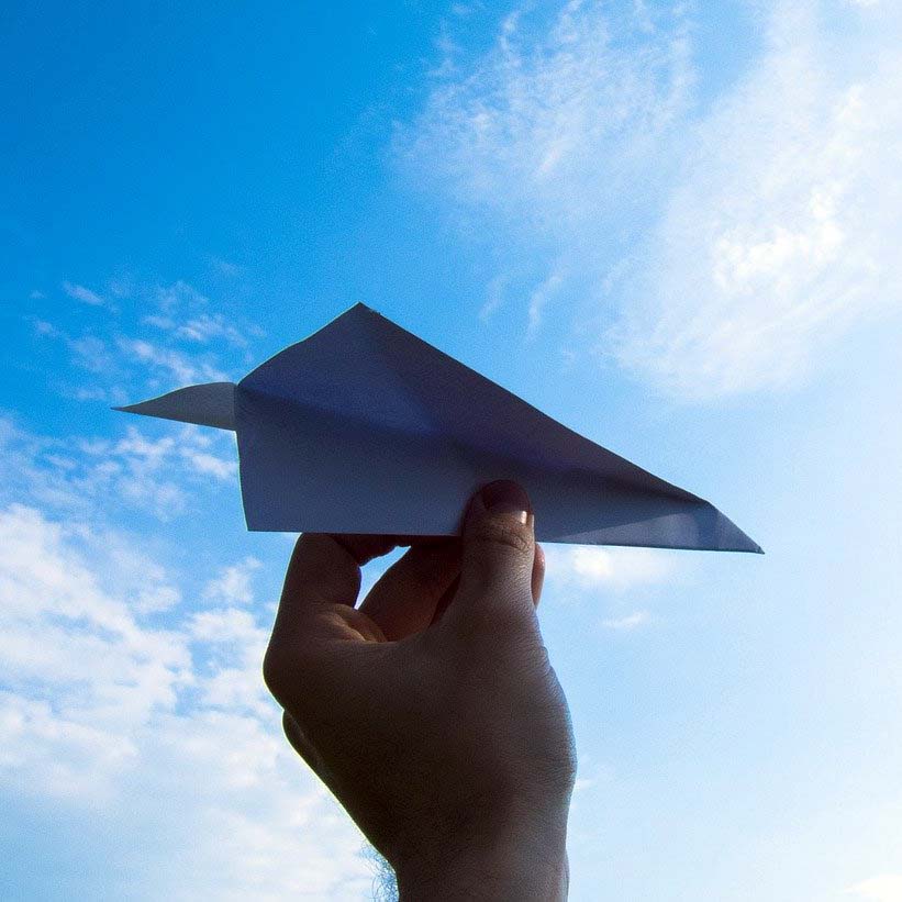 FRESH AIR FUN: The Treasure Trails Garden Games Modern Pentathlon for 2020 - Event 1: The Paper Aeroplane Javelin