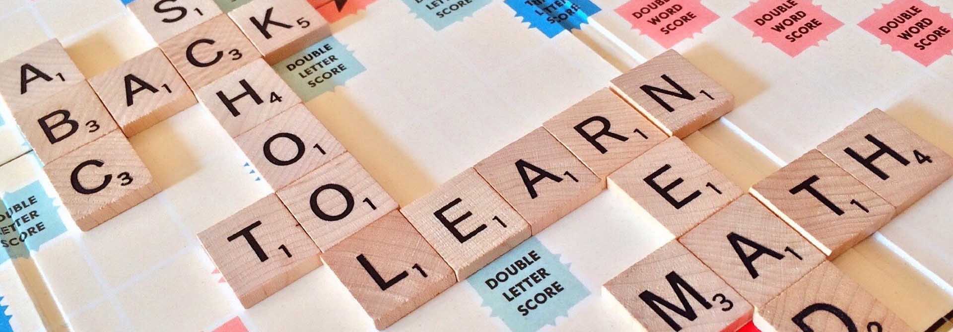 INDOOR ARENA: Board Games - Scrabble - is it time to go back to school yet?