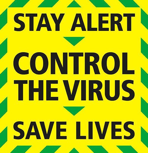 Stay Alert > Control the Virus > Save Lives