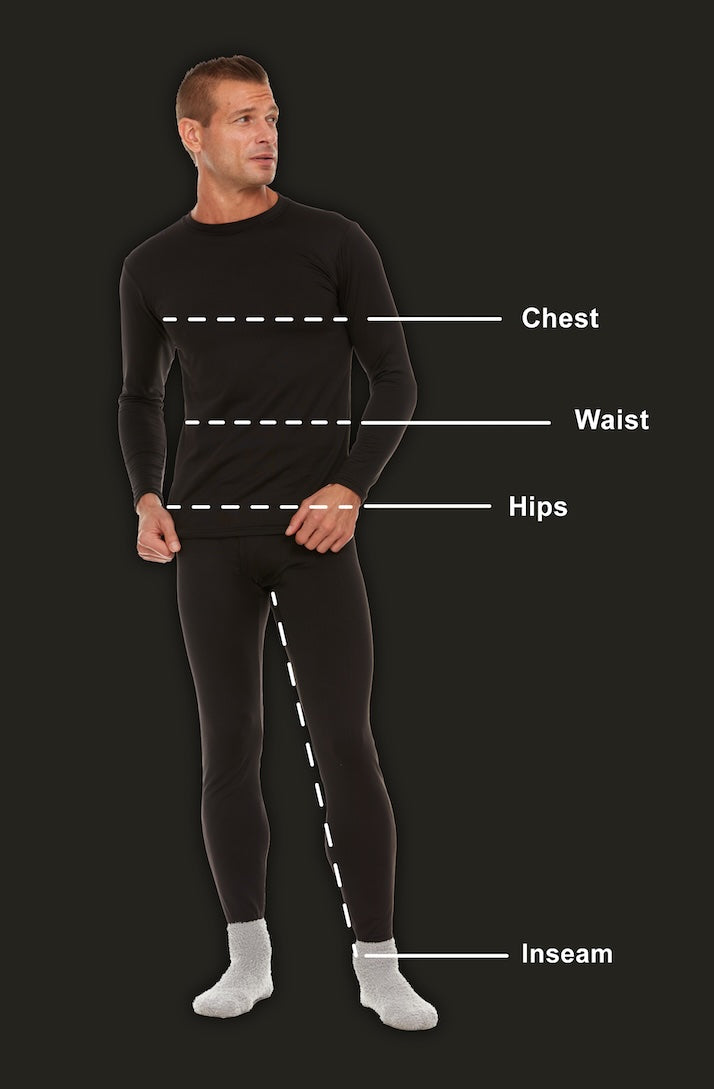 Compression-Leggings Size Chart– Thermajohn
