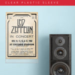 Led Zeppelin (1980) - Concert Poster - 13 x 19 inches