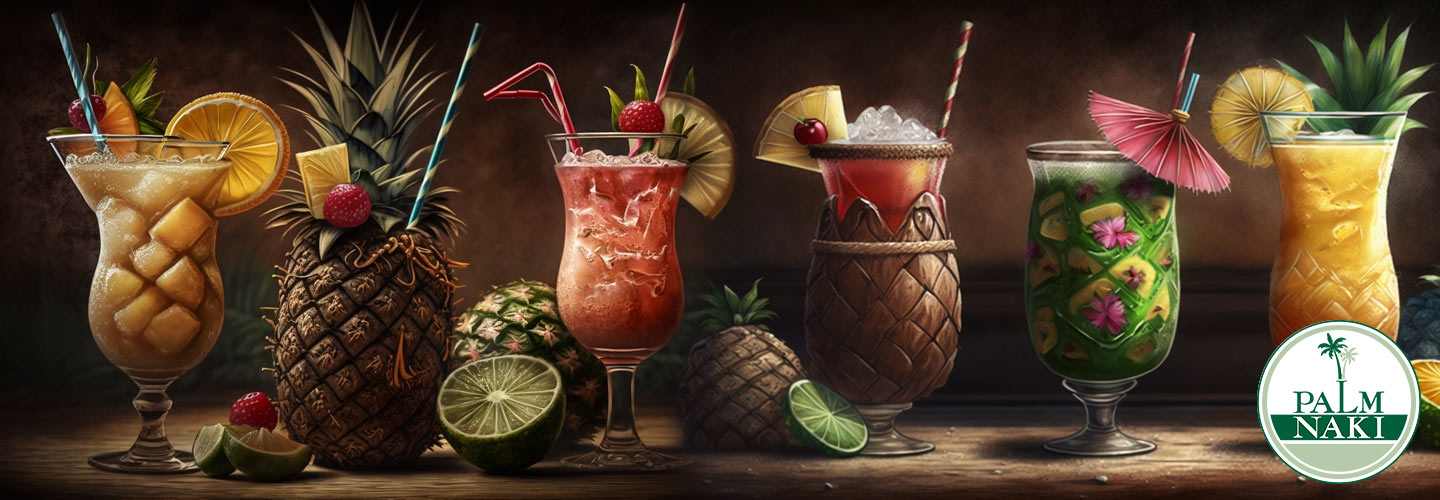 tropical theme party drinks