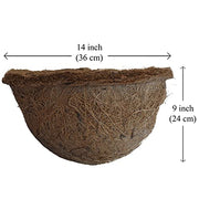 Palm Naki 14” Coconut Coir Hanging Planter Liners Set of 4