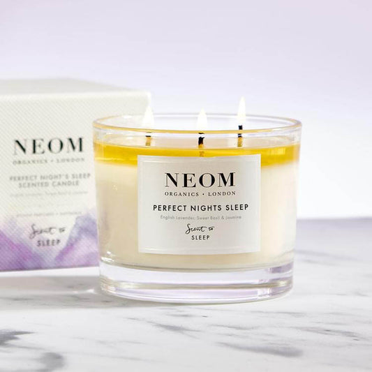 Neom 'Sleep' Scented 3 wick large Candle
