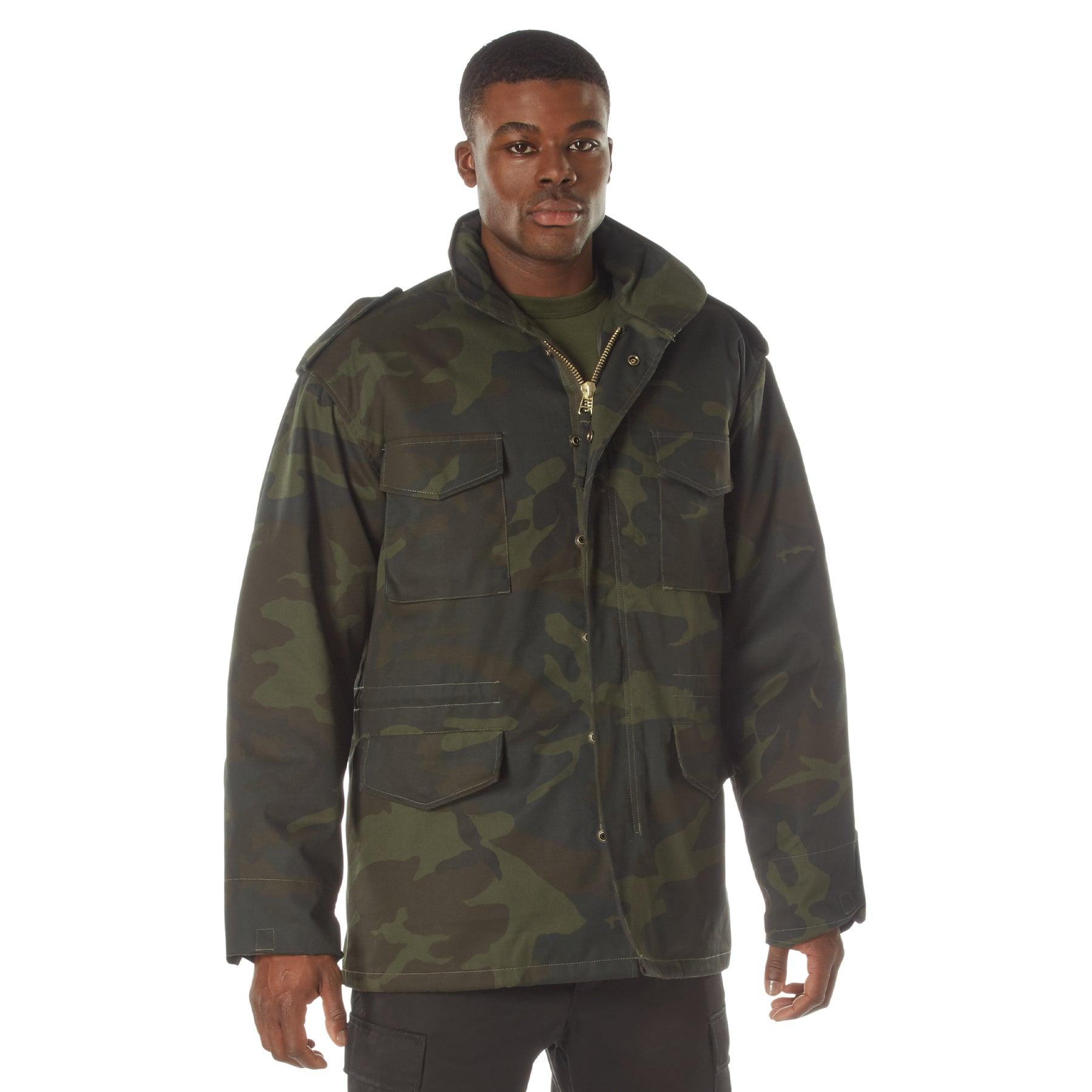 Mens Camo M-65 Field Jacket by Rothco