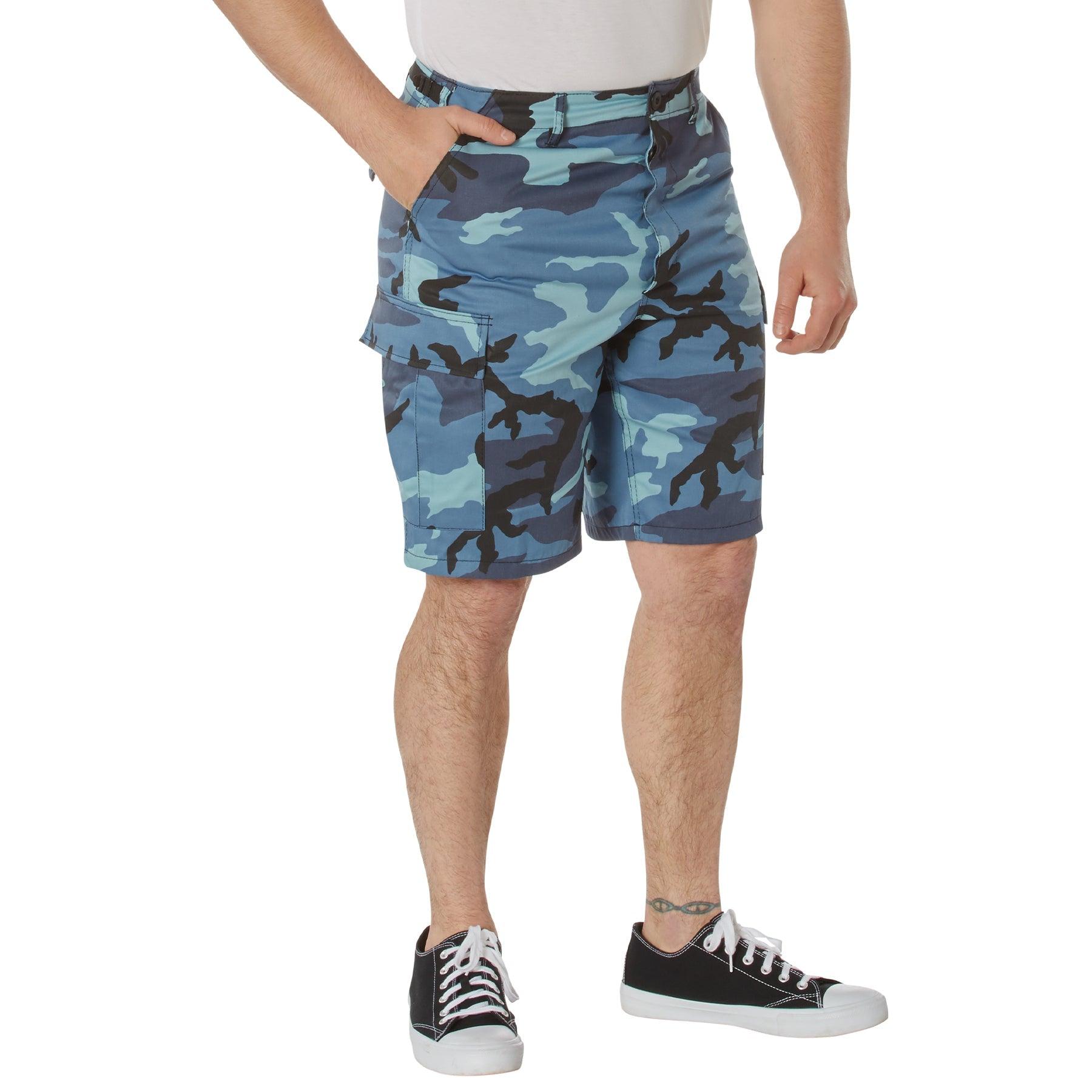 Rothco Mens Camouflage BDU Cargo Shorts