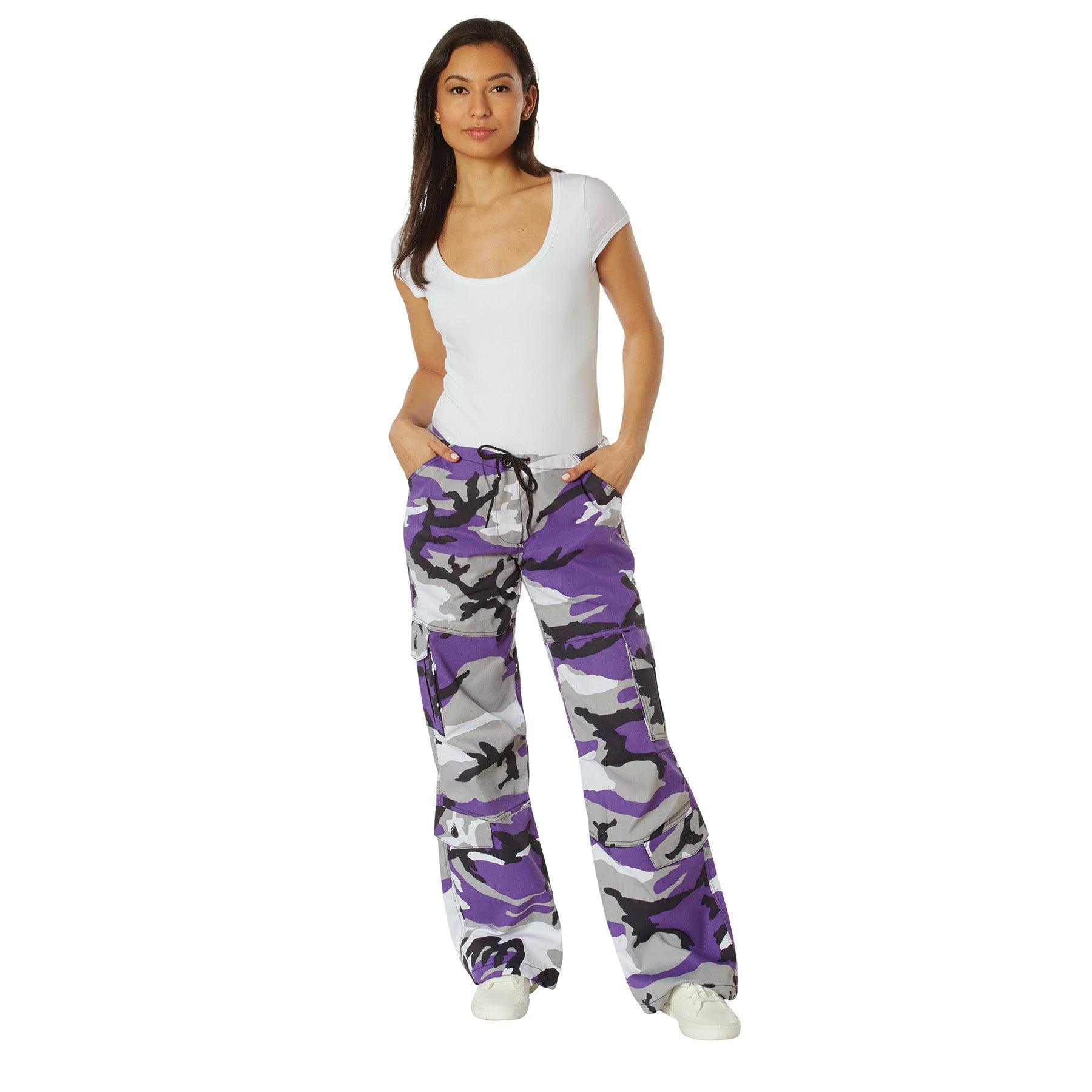 Rothco Womens Color Camouflage Paratrooper Fatigue Pants