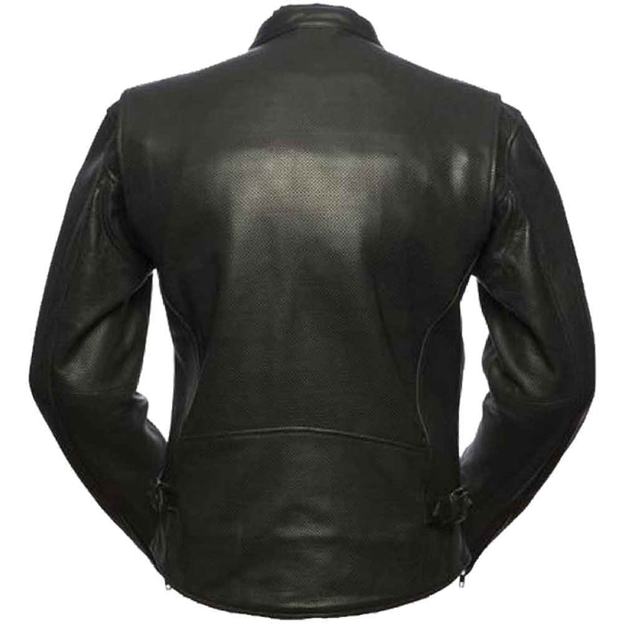 Perforated Leather Motorcycle Jacket | Legendary USA