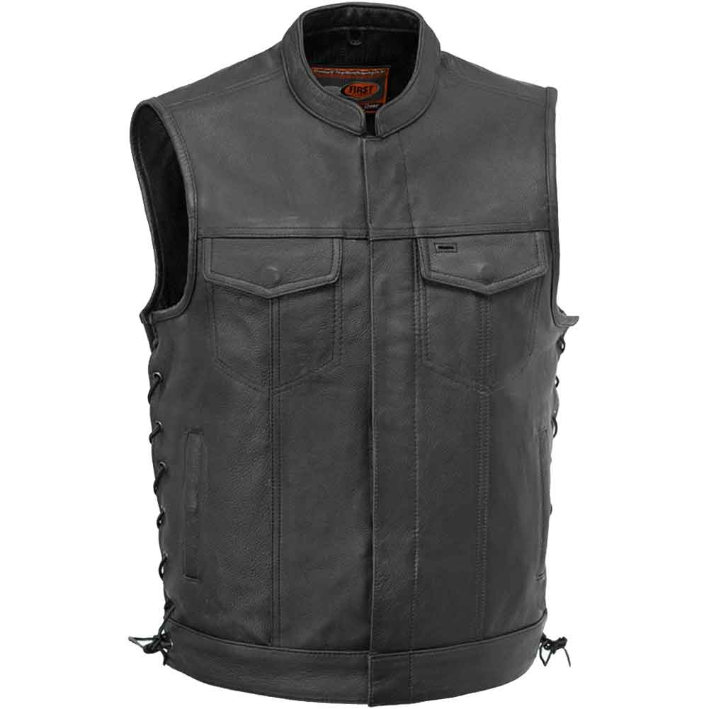 #3421 Men's Leather Vest