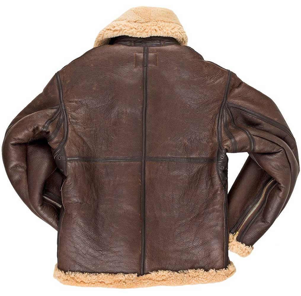 Cockpit USA Men's British R.A.F. Sheepskin Bomber Jacket